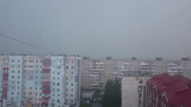 Тобольск - 1 июня 2015 - Гроза и молнии Full HD 60 FPS смотреть онлайн