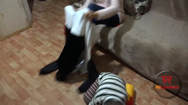 Пижама животные с Aliexpress. Панда смотреть онлайн