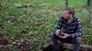 Четыре дня в сером лесу. Поход в землянку на 96 часов. Потоп в землянке. Печка дымит