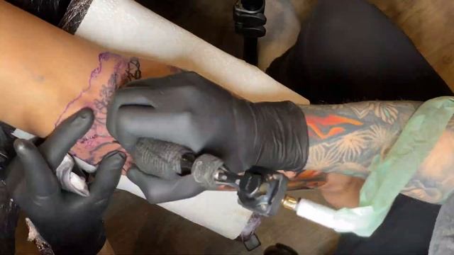 Photo-Realism Tiger Tattoo Time Lapse