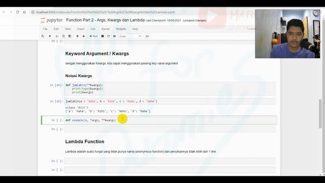 Python #07 - Function Part 2: Args, Kwargs dan Lambda смотреть онлайн