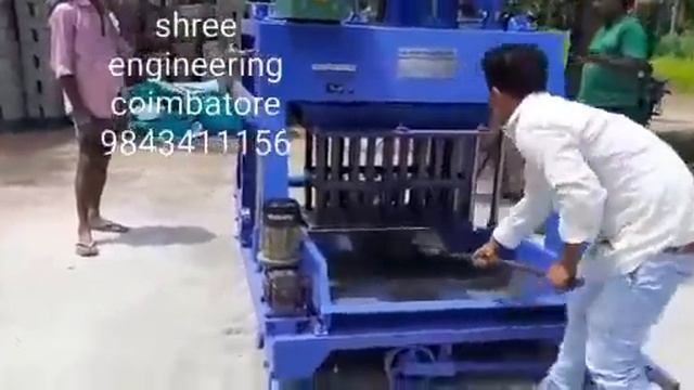 Heavy Duty Solid Block Making Machine Triple Vibrator Model смотреть онлайн