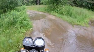 Грязевые покатушки на ИЖ Юпитер 5 #1 (Лес, грязь и лужи)