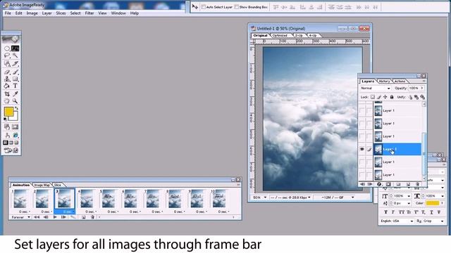 how to make gif image in photoshop смотреть онлайн