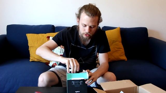 Unboxing Webcam Logitech C922 Pro Stream!