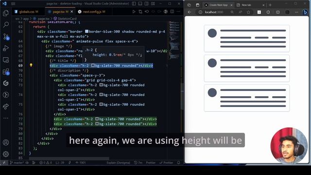 How to Create a Loading Skeleton in ReactJS with Tailwind CSS #loading смотреть онлайн