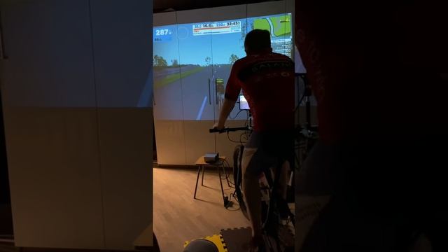 Тренировка дома. #велоспорт #zwift #триатлон смотреть онлайн