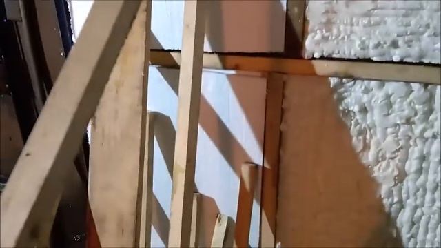 Утепление ворот монтажной пеной и пенопластом (часть 2) смотреть онлайн