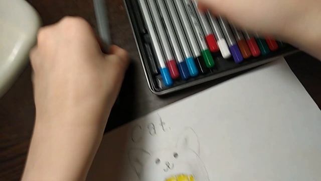 Раскрашиваем девочку-кошку смотреть онлайн