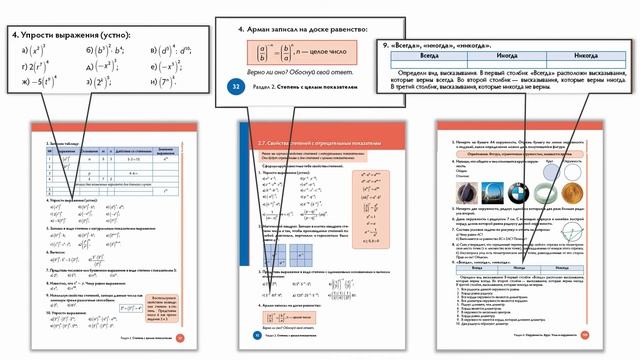 Алгебра/Геометрия для 7 класса смотреть онлайн