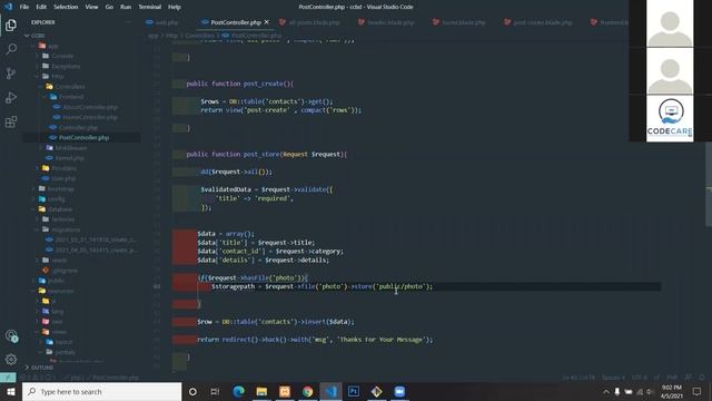 Laravel class-10 смотреть онлайн