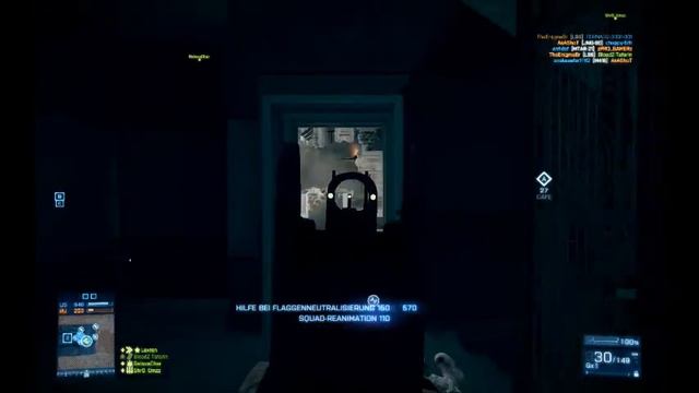 Battlefield 3 - M40A5 / SV-98 and L85A2 Gameplay (Test Video) [480P] смотреть онлайн