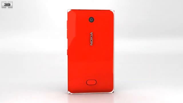 Nokia Asha 500 by 3D model store Humster3D.com смотреть онлайн