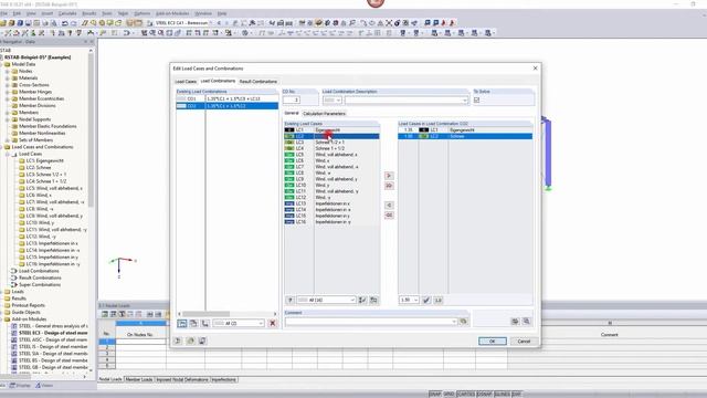 [EN] [EN] FAQ 003157 | Можно ли в программе RFEM 5 или RSTAB 8 создать сочетания нагрузок вручную? смотреть онлайн