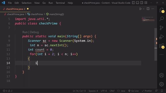 CHECK PRIME OR NOT | | JAVA смотреть онлайн