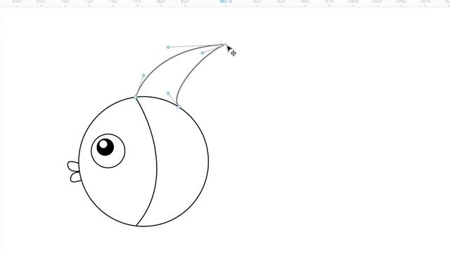 How to draw fish || Easy Vector Sketch смотреть онлайн