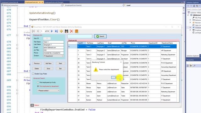 VB.NET and SQLite (Preview) Simple and Advanced Search (plus Copy/Paste feature) смотреть онлайн