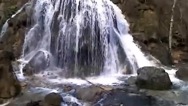 Водопад "Серебряные струи", гора Ай-Петри смотреть онлайн