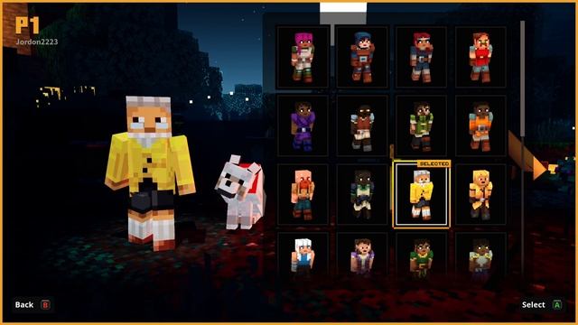 All Minecraft Dungeons Skins including available DLC skins смотреть онлайн