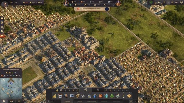 Anno 1800 - мега буст очков влияния. Строим дворец, музей, зоопарк и ботанический сад #23 смотреть онлайн