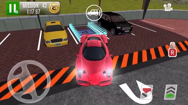 Crazy Car Parking Game 3D - Driving School Ferrari #1 - Android Gameplay смотреть онлайн