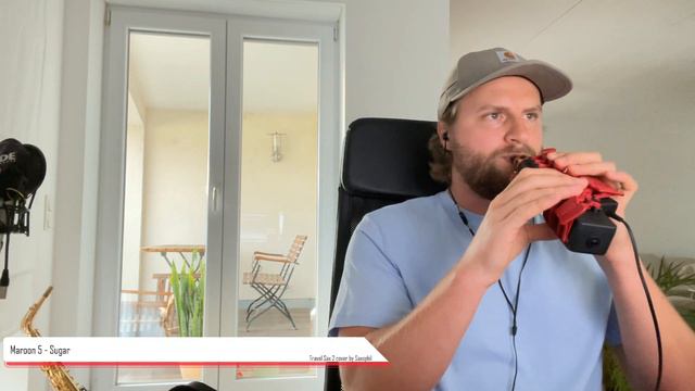 Maroon 5 - Sugar (Travel Sax 2 Cover) #OdiseiMusic #TravelSax2 #altosax