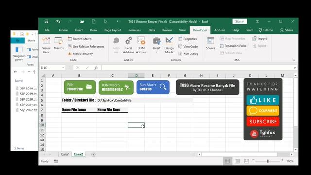 Tutorial Excel Macro Rename Banyak File Otomatis - Free Download dan Open Source - Pemula смотреть онлайн