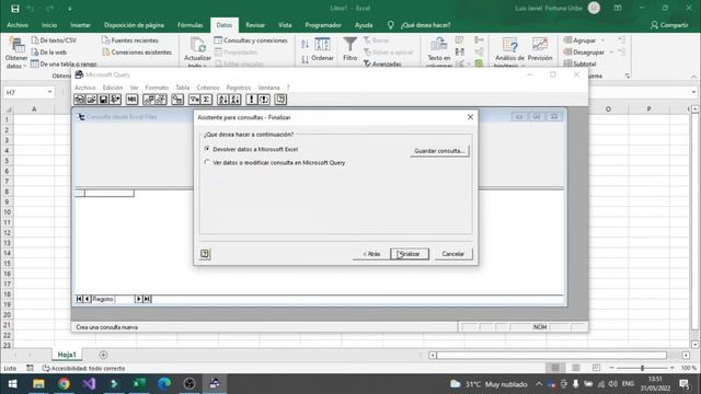 Microsoft Query En Microsoft Excel