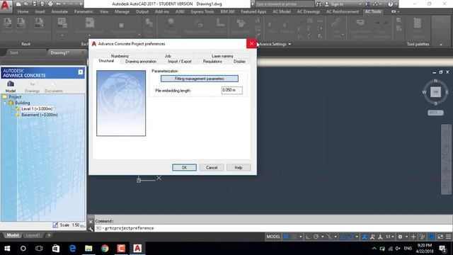 Advanced Concrete-AutoCAD-How To Show Or Turn On Initialization of Parameter-YouTube смотреть онлайн