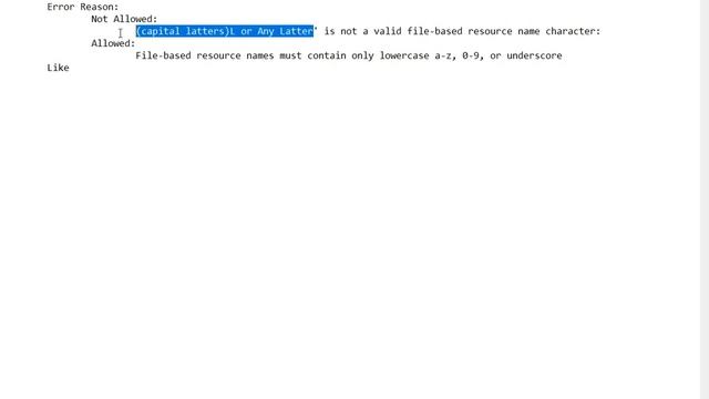 'L' is not a valid file based resource name character смотреть онлайн