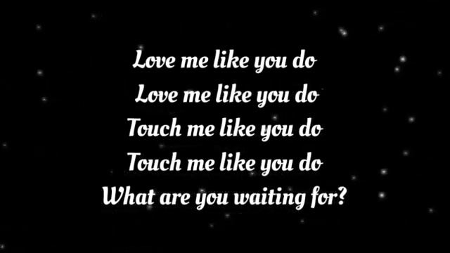 Ellie Goulding Love Me Like You Do Lyrics смотреть онлайн