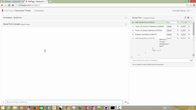 ChiliPeppr's New Serial Port JSON Server v1.7 смотреть онлайн