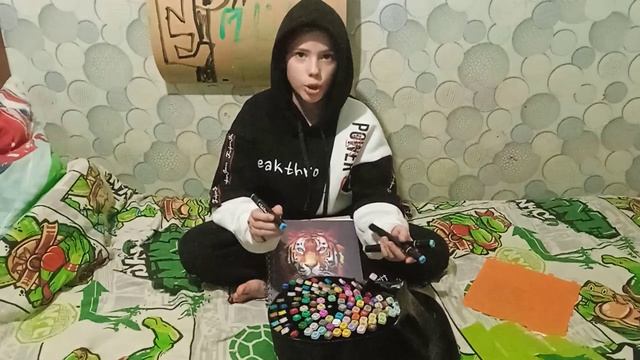 маркеры и скетч бук на новый год,! смотреть онлайн