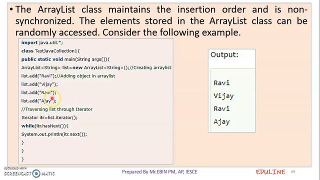JAVA - MODULE 4 - TOPIC 9 - LIST INTERFACE & ARRAY LIST смотреть онлайн