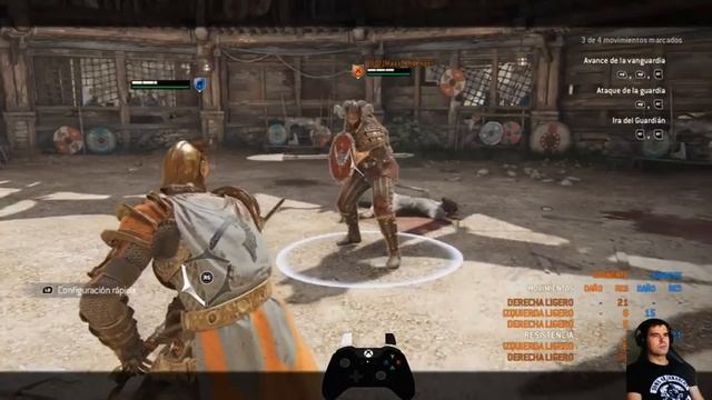 For Honor | GUARDIAN VS VALKIRIA ENTRENAMIENTO смотреть онлайн