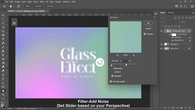 Quick Photoshop Tutorial: Glass Effect Version 2 смотреть онлайн