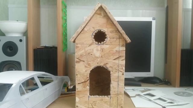 Красивый скворечник своими руками Часть 2. смотреть онлайн