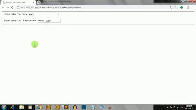 HTML Tutorial for Beginners Part 17 - Fieldset and Legend tags смотреть онлайн