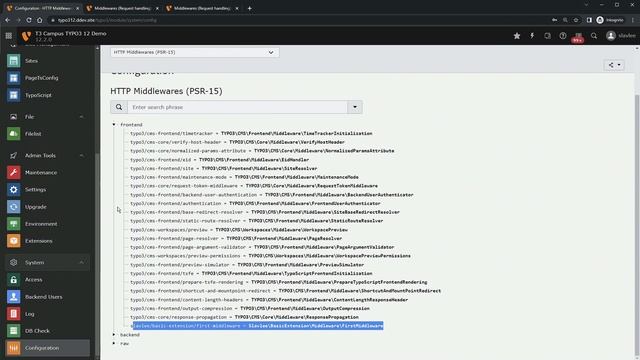 TYPO3 Tutorial für Einsteiger: PSR-15 Middlewares in TYPO3 12 смотреть онлайн