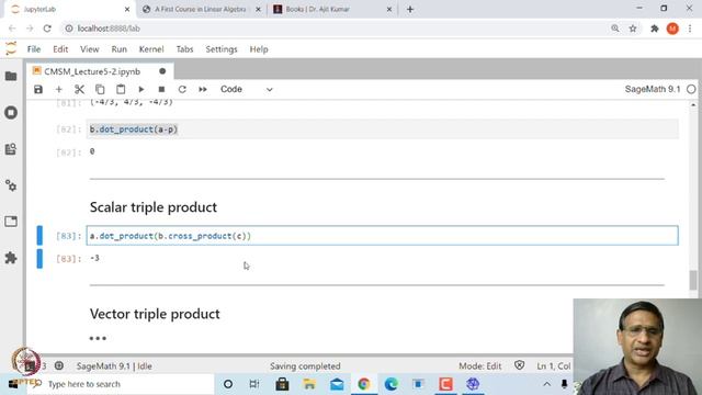 Working with vectors in SageMath смотреть онлайн