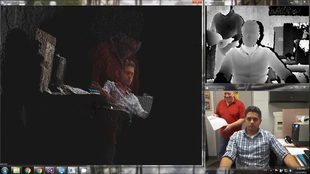 Extracting 3D point cloud of a scene (3D Scanning) using Microsoft Kinect 1 смотреть онлайн