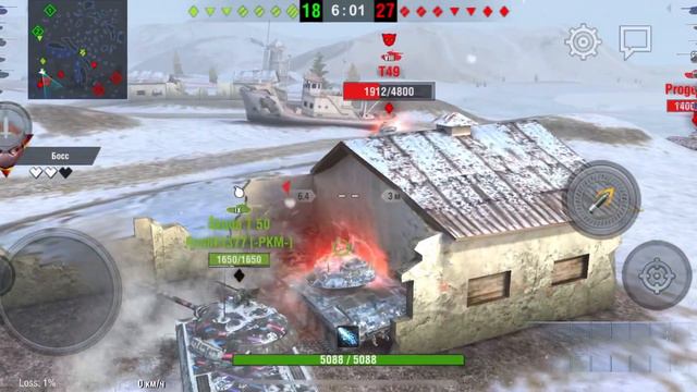 T-49.exe big boss в Tanks blitz смотреть онлайн