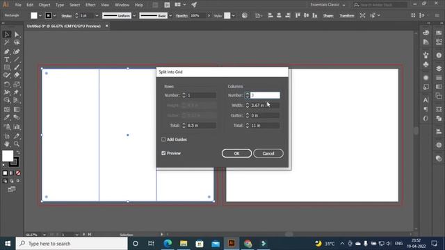 How to set Tri-Fold Brochure Size in Adobe Illustrator #illustrator смотреть онлайн