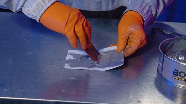 Шпатлёвка с алюминиевым наполнителем BOOMER 1020 ALU