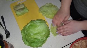 Голубцы, домашние. Ну очень вкусные голубцы из молодой капусты!