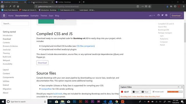 03-Instalando Bootstrap, Jquery y Popper смотреть онлайн