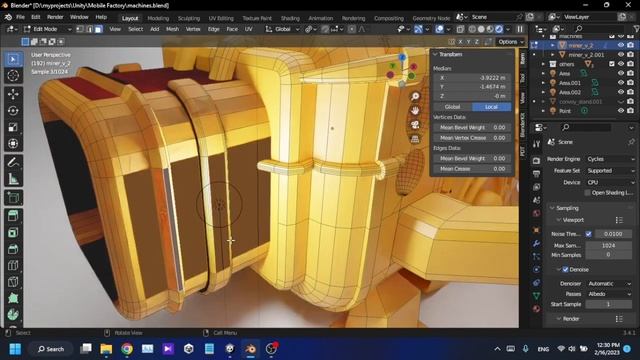 Blender 2023 | Dark faces in Cycles Render engine | Solution смотреть онлайн