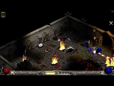 Пустыня в Diablo 2. Чистим канализацию и Скалистую пустошь. Сложность кошмар. смотреть онлайн