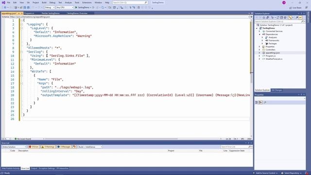 How to Use Serilog in ASP.NET Core Web API | .NET 6 смотреть онлайн