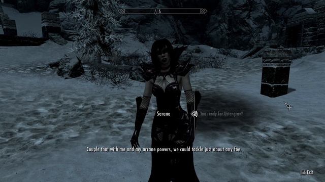 Serana Mod Dialogue Add on: Ustengrav Quest смотреть онлайн